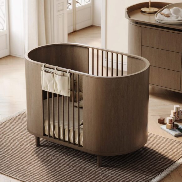 Kas Kopenhagen – Kai Babybed – Smoked Oak – 70 x 120 cm