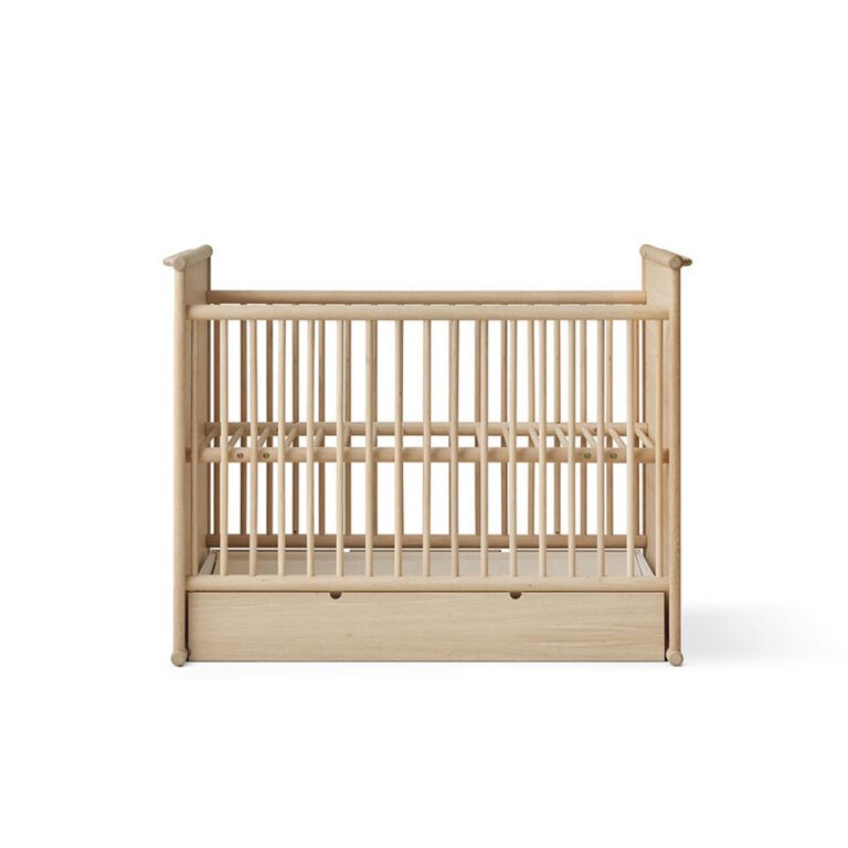 Oliver Furniture - Camp Novel Bed, Ledikant Incl. Ombouw tot Twijfelaar - Eikenhout, 60 x 120/120 x 200 cm