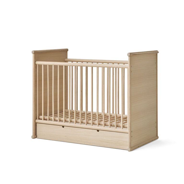 Oliver Furniture - Camp Novel Bed, Ledikant Incl. Ombouw tot Twijfelaar - Eikenhout, 60 x 120/120 x 200 cm