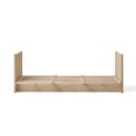 Oliver Furniture - Camp Novel Bed, Ledikant Incl. Ombouw tot Twijfelaar - Eikenhout, 60 x 120/120 x 200 cm