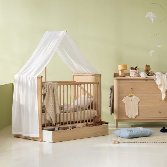 Oliver Furniture – Camp Novel Bed Canopy Houder voor 60 x 120 bed – Eikenhout