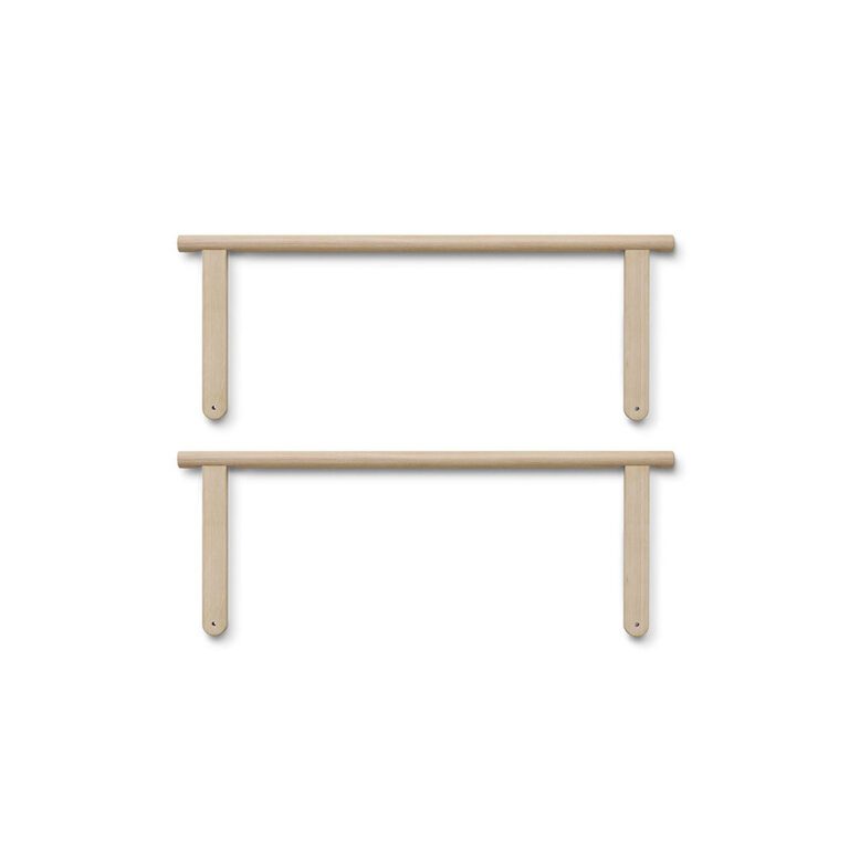 Oliver Furniture - Camp Novel Bed Veiligheidshek, 2 pcs. voor 120 x 200 bed - Eikenhout