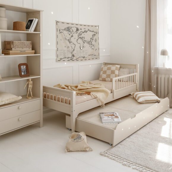 Inmondo – Carmela Logeer-/ Opberglade voor Carmela bedden – Cashmere