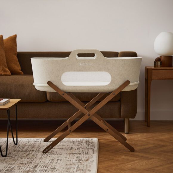 Snüz – SnüzBaskit Babywieg Barley + Walnut Standaard
