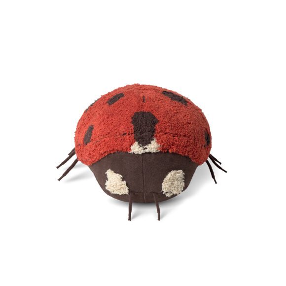Lorena Canals – Poef – Maria the Ladybug – 45 x 40 x 24 cm