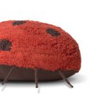 Lorena Canals - Poef - Maria the Ladybug - 45 x 40 x 24 cm