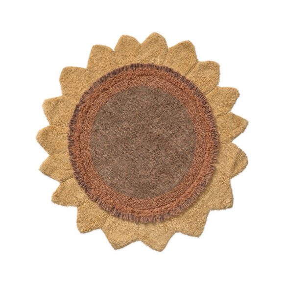 Lorena Canals – Wasbaar Vloerkleed – Sunflower – Ø 120 cm