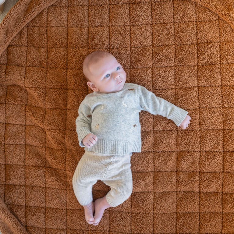 Play&Go - Noomad 2-in-1 Baby Speelkleed & Opbergzak - Soft - Teddy Brown