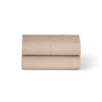 Snüz - Hoeslakens voor SnüzPod5 2-pack - Mocha Cross, 44 x 80 cm