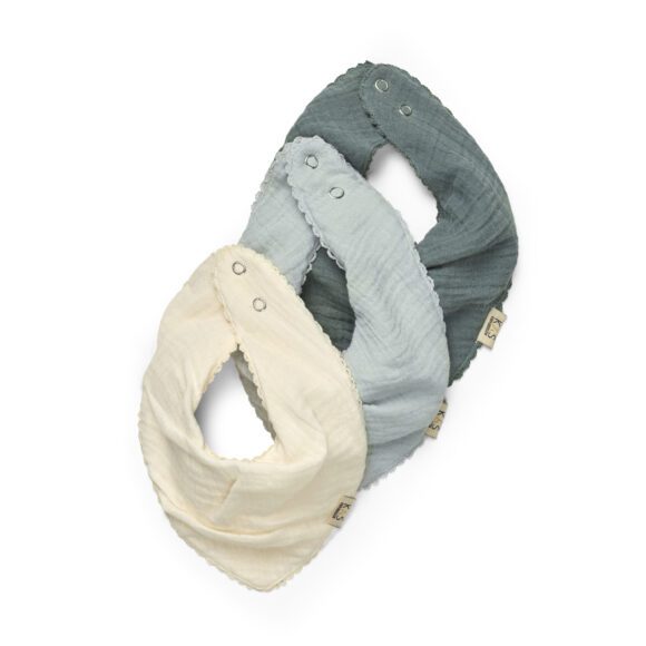 Kas Kopenhagen – Hydrofiele Slabbetjes 3-pack – Blue