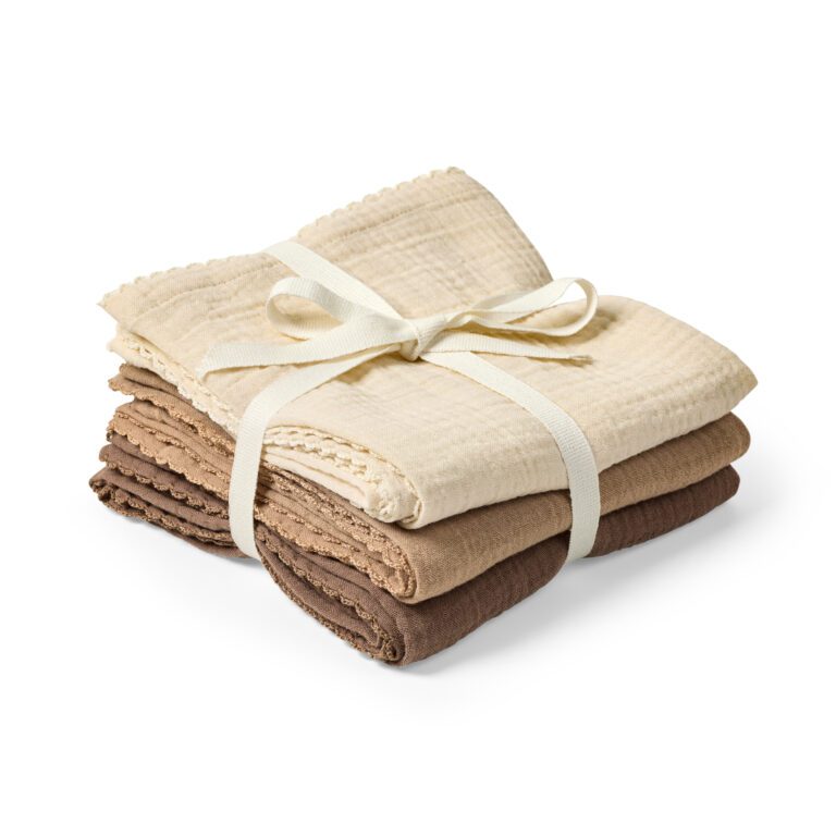 Kas Kopenhagen - Kai Hydrofiele Doeken 3-pack - Brown