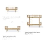 Oliver Furniture - Conversiekit - Wood Original Bed of Junior Day Bed naar Bunk Bed - Eikenhout