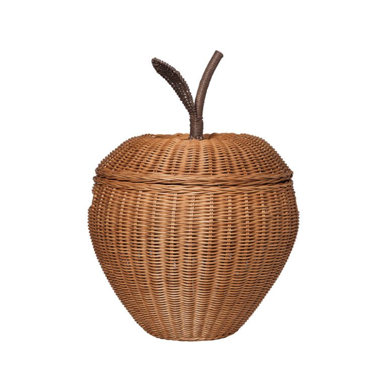 Ferm Living - Apple Opbergmand, Extra Large - Natural, Ø 55 x 70 cm