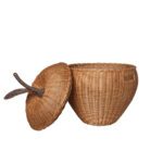 Ferm Living - Apple Opbergmand, Extra Large - Natural, Ø 55 x 70 cm