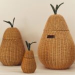 Ferm Living - Pear Opbergmand, Extra Large - Natural, Ø 50 x 83 cm
