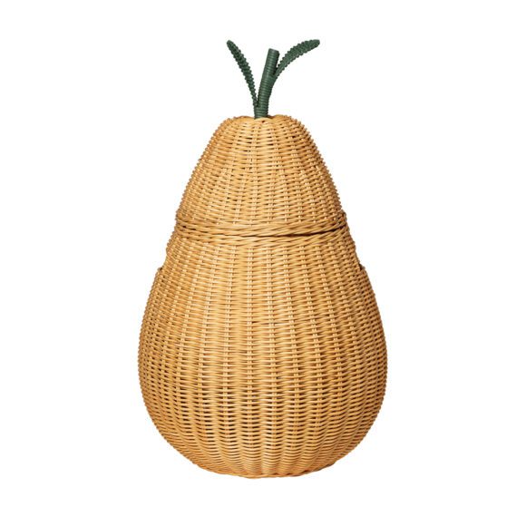 Ferm Living – Pear Opbergmand, Extra Large – Natural, Ø 50 x 83 cm