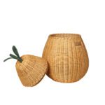 Ferm Living - Pear Opbergmand, Extra Large - Natural, Ø 50 x 83 cm