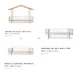 Oliver Furniture - Conversiekit - Wood House Bed of Floor Bed naar Day Bed - Wit/Eikenhout