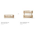 Oliver Furniture - Conversiekit - Wood Mini+ Junior Bed naar Low Bunk Bed - Eikenhout