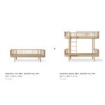 Oliver Furniture - Conversiekit - Wood Original Day Bed naar Bunk Bed - Eikenhout